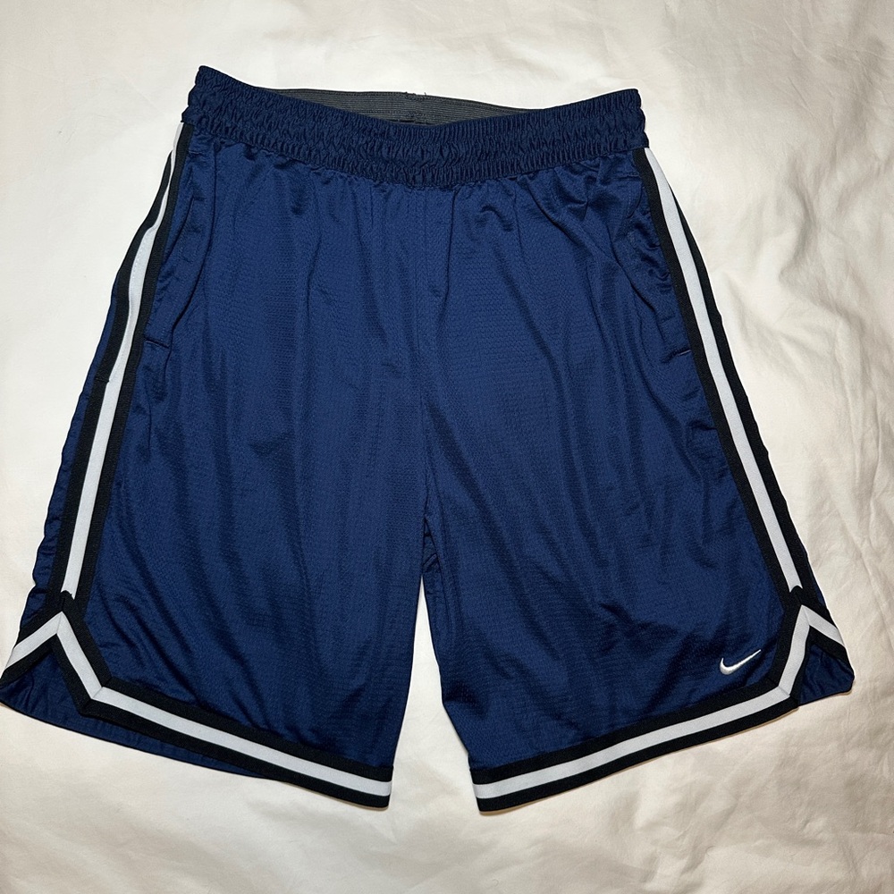 Nike Men's Dri Fit Navy Blue Athletic Shorts